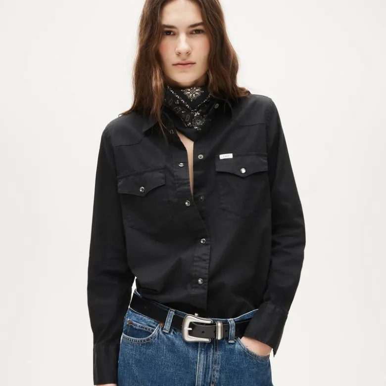 Women's Lee® X J.Crew Jules garment-dyed western shirt