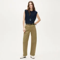 Zoe barrel pant in chino